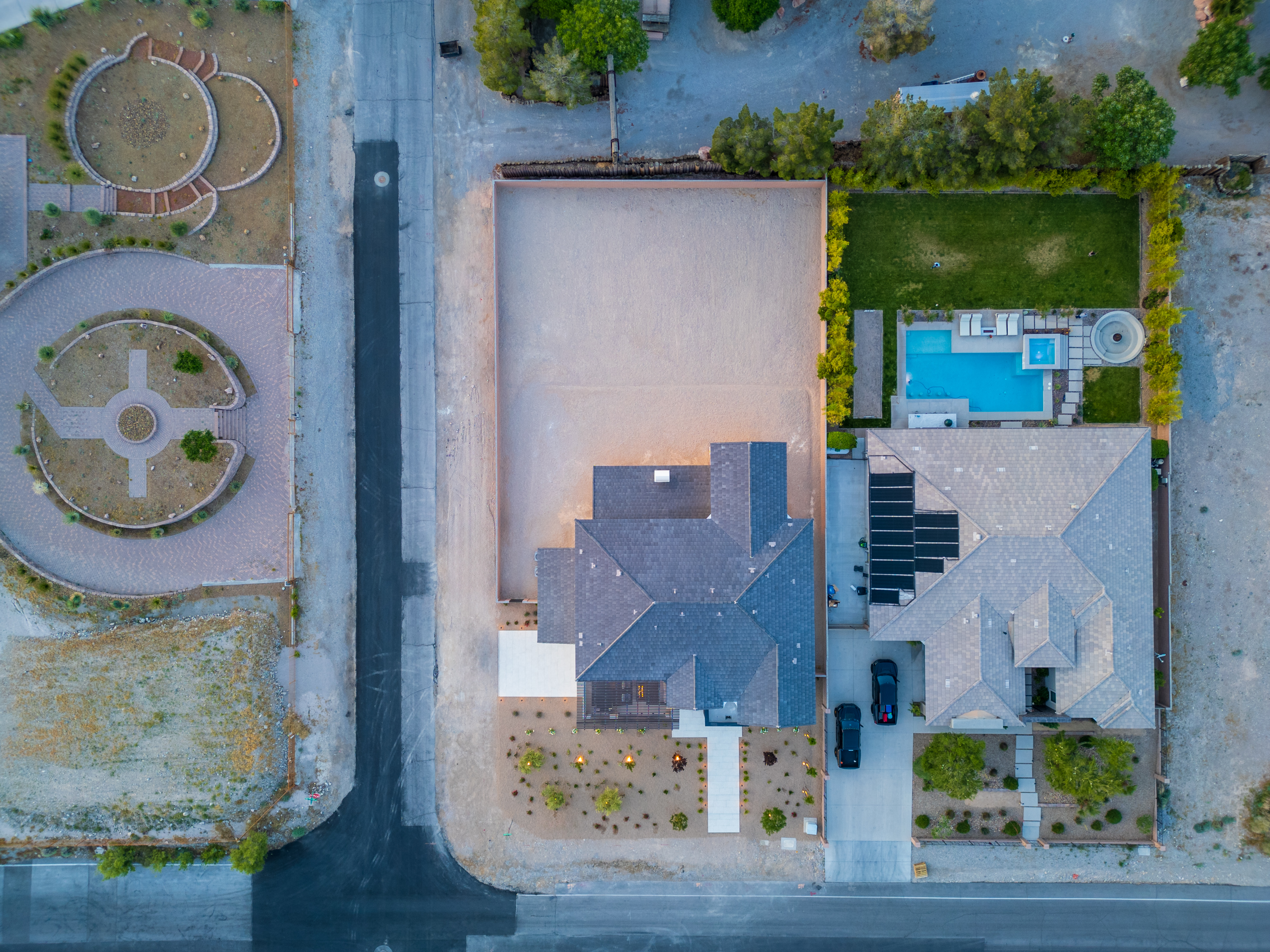 Above View of Dorrell House