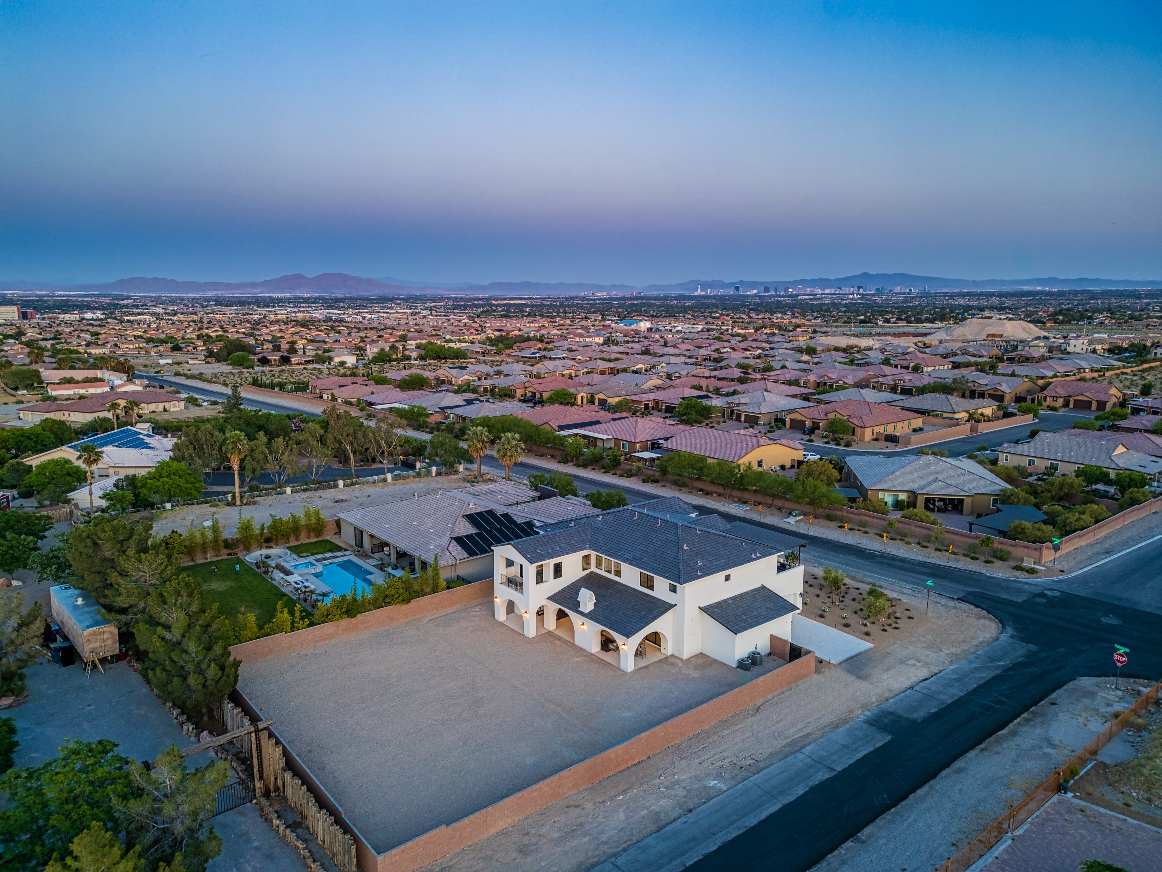 Aerial View of Dorrell House