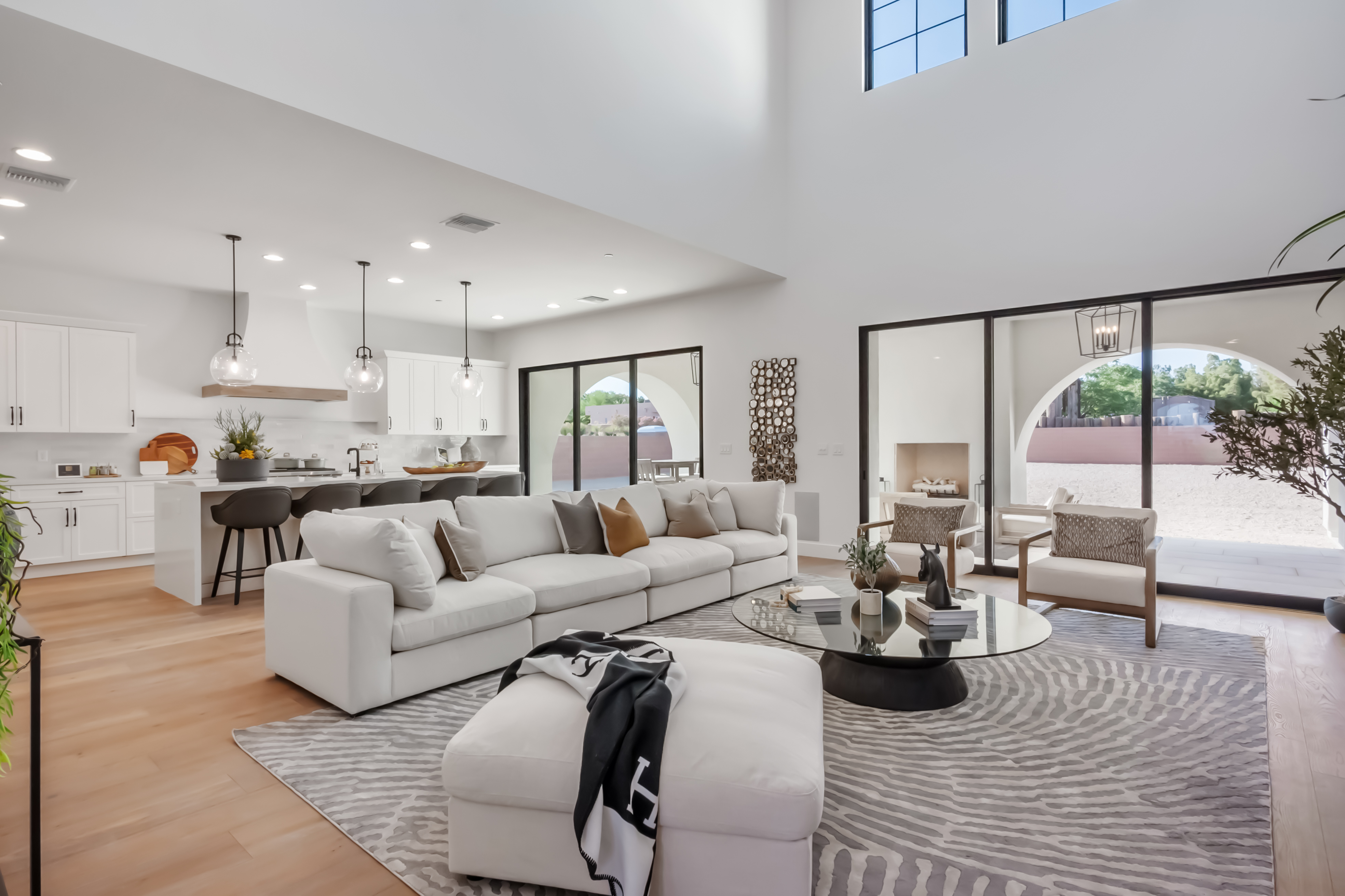 Living Area of Dorrell House